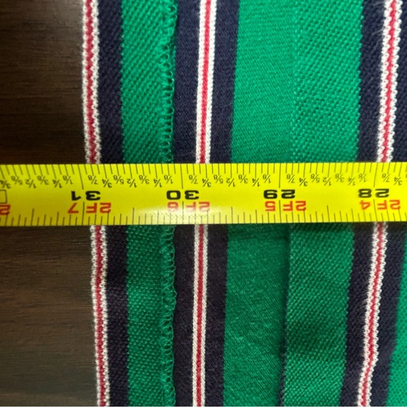 Polo Ralph Lauren | green multicolored striped polo shirt short sleeve red blue - Picture 12 of 16